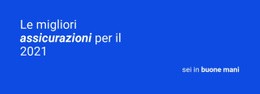 Modello Esclusivo Di Una Pagina Per Assicurazione Affidabile