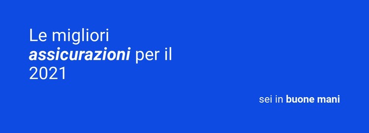 Assicurazione affidabile Pagina di destinazione