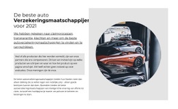 Website-Bestemmingspagina Voor Beste Autoverzekering