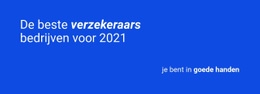 Betrouwbare Verzekering - Websitebouwer Met Slepen En Neerzetten