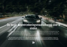 Websiteontwerp Voor Verzekering Voor Uw Auto