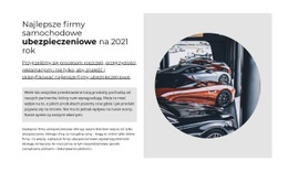 Najlepsze Ubezpieczenie Samochodu - Kreatywny Uniwersalny Szablon