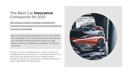 Best Car Insurance - Creative Multipurpose Template