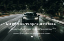Arabanız Için Sigorta - Güzel Web Sitesi Oluşturucu