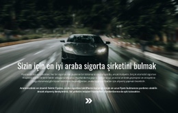 Arabanız Için Sigorta Için Web Sitesi Tasarımı