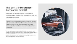 Best Car Insurance - Easy-To-Use Web Page Design