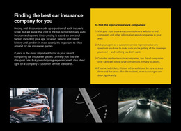 Car Insurance - Free Template