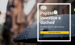 Pojištění Investování A Odchod Do Důchodu – Online Šablony