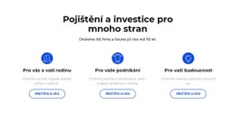 Pojištění A Investice – Přizpůsobitelná Šablona