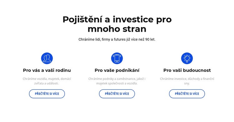 Pojištění a investice Téma WordPress