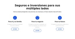 Seguros E Inversiones Plantilla Html Básica Con CSS