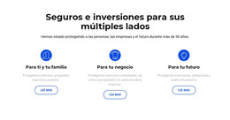 Seguros E Inversiones - Plantilla Gratuita