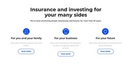 Biztosítás És Befektetés - HTML Page Creator