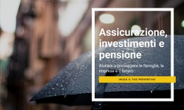 Investimenti Assicurativi E Pensionamento - Create HTML Page Online