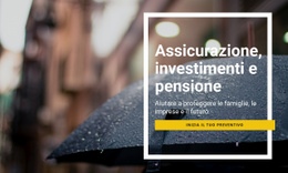 Design Più Creativo Per Investimenti Assicurativi E Pensionamento