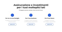 Assicurazione E Investimento Modello HTML Di Base Con CSS