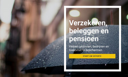 Verzekeringen Beleggen En Pensioen - Gratis Joomla-Sjabloon