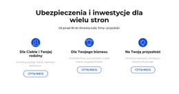 Uniwersalny Projekt Strony Internetowej Dla Ubezpieczenia I Inwestycje