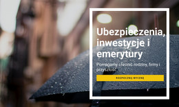 Inwestowanie Ubezpieczeniowe I Emerytura - Szablon Strony HTML