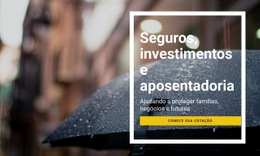 Investimento Em Seguros E Aposentadoria