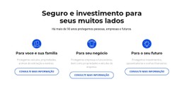 Seguro E Investimento Modelo Html Básico Com CSS