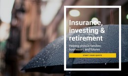 Insurance Investing And Retirement - Easy-To-Use Static Site Generator