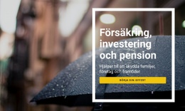 Mest Kreativ Design För Försäkringsinvestering Och Pension