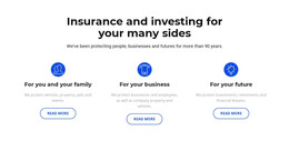 Insurance And Investment - Awesome WordPress Theme