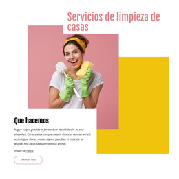 Diseño De Página HTML Para Empresa De Limpieza De Casas