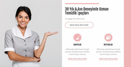 Uzman Temizlik Ipuçları - Joomla Şablonunu Sürükleyip Bırakın