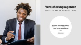 Versicherungsagenten - Landingpage-Inspiration