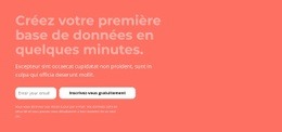 Créateur De Site Web Premium Pour Créez Votre Première Base De Données En Quelques Minutes