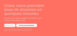 Page Web Pour Créez Votre Première Base De Données En Quelques Minutes