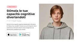 App Per L'Allenamento Del Cervello - Costruttore Di Siti Web Professionale