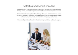 Full Insurance - Customizable Professional One Page Template