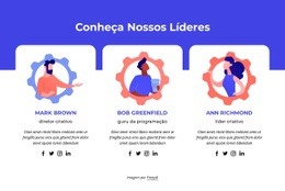 Conheça Nossos Principais Líderes - Criador Do Site