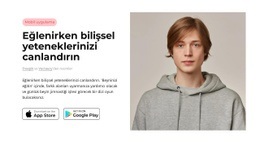 Beyin Jimnastiği Uygulaması - Site Modeli