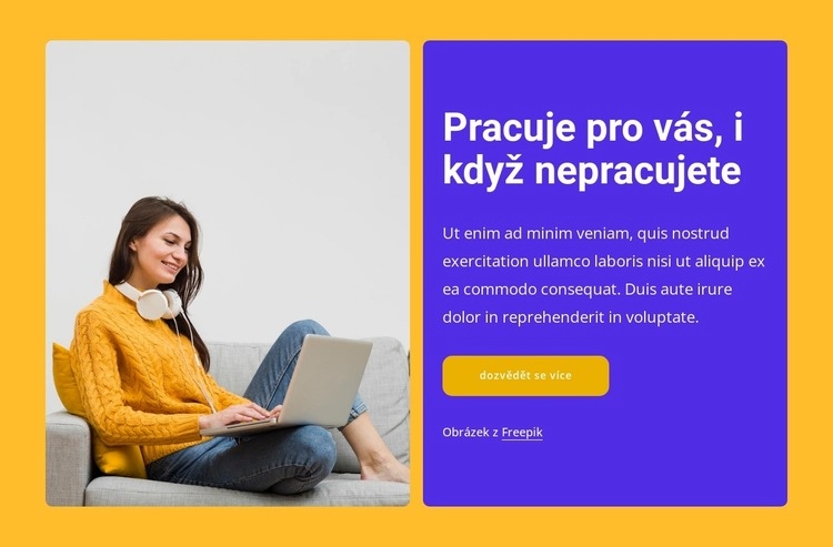 Ochutnáváme, co stavíme Šablona HTML