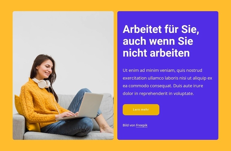 Wir schmecken, was wir bauen Website Builder-Vorlagen