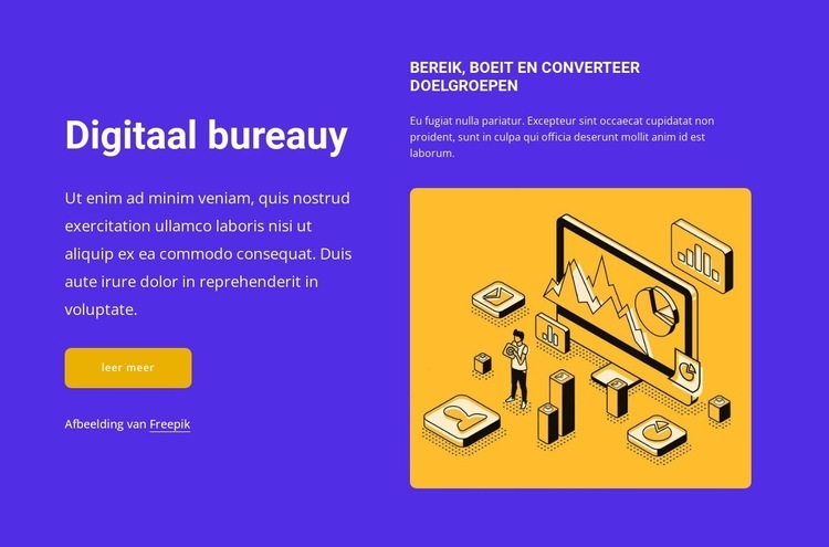 Toonaangevend Duits webdesignbureau HTML5-sjabloon