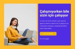 İnşa Ettiğimiz Şeyin Tadına Varıyoruz Için Çarpıcı HTML5 Şablonu