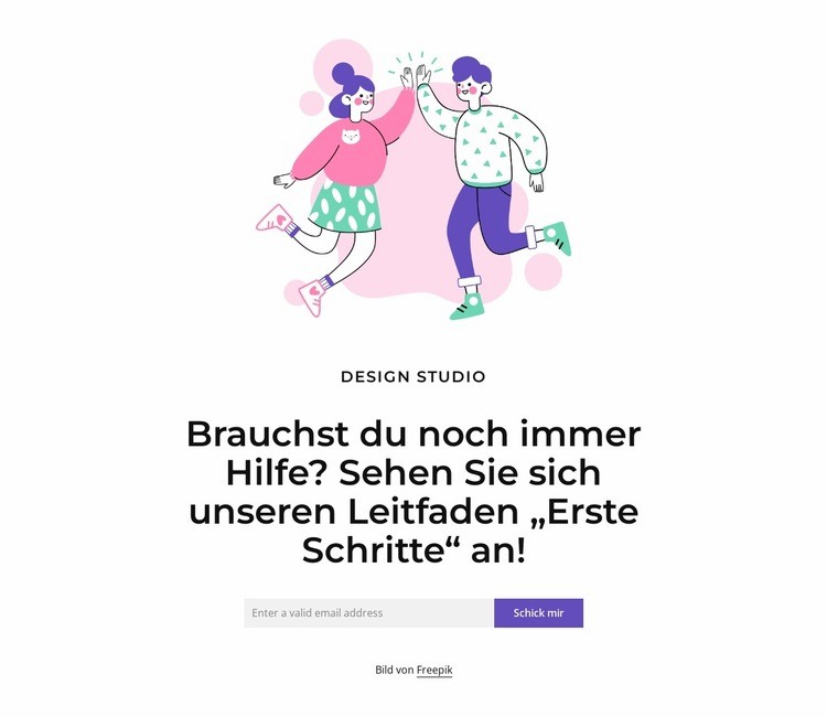 Digitale Agentur, die funktionale Webprodukte erstellt Vorlage