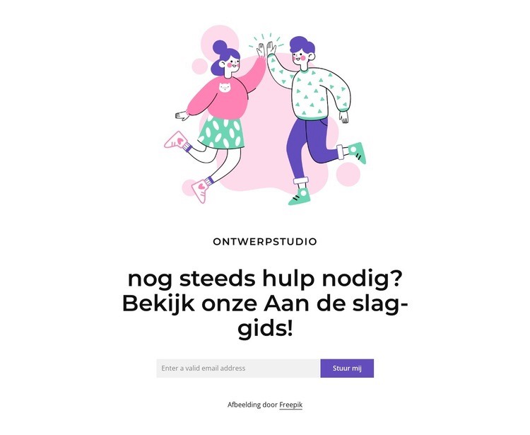 Digitaal bureau dat functionele webproducten maakt Sjabloon