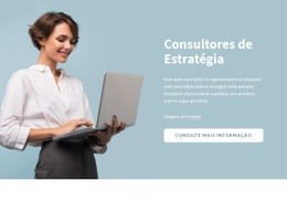 Empresa De Consultoria Líder - Modelos De Design De Site
