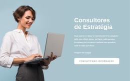 Web Design Incrível Para Empresa De Consultoria Líder