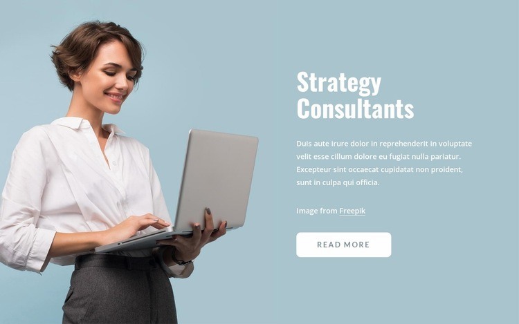 Leading advisory firm Squarespace Template Alternative