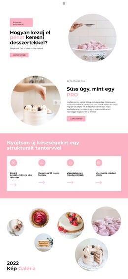 CSS-Elrendezés Ehhez: Cukrászműhely