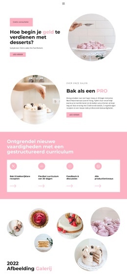 Suikerwerk Workshop - Inspiratie Voor Website-Ontwerp