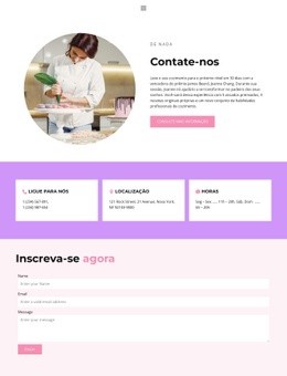 Endereços De Confeitaria - HTML Website Maker