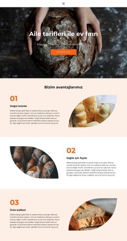 Özel Aşk Ile Ekmek Bir Sayfa Şablonu